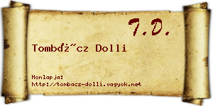 Tombácz Dolli névjegykártya